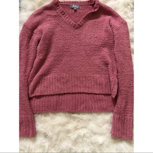 Incredibly soft pink high low sweater